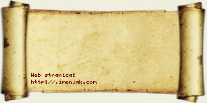 Jasmina Ćokić vizit kartica